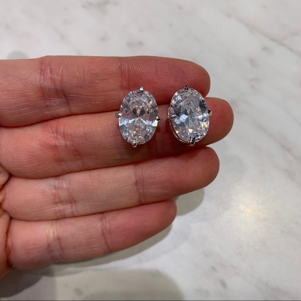 Diamond Looking Earrings